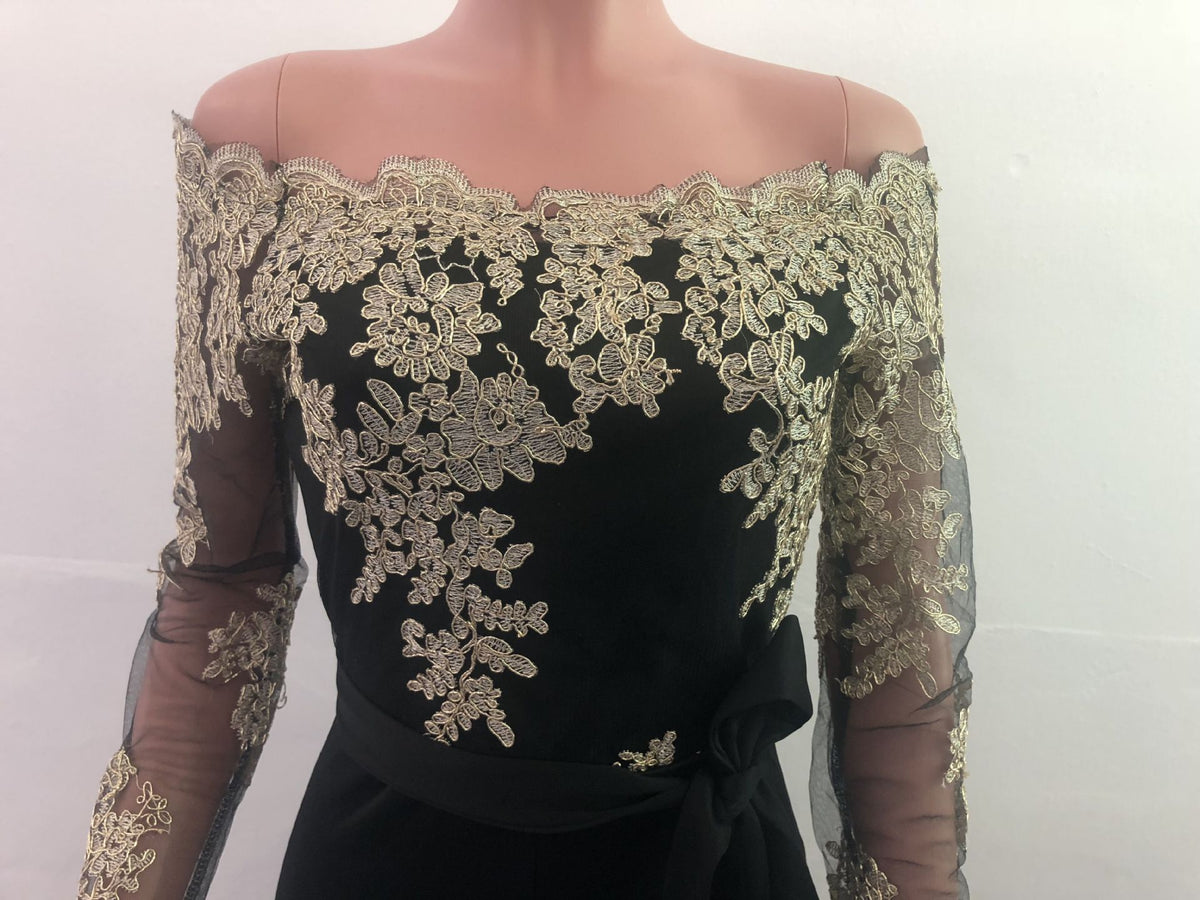 Sj3227 Foreign Trade European and American Casual Women's Water-Soluble Lace One-Line Collar Wide-Leg Jumpsuit 7 Colors