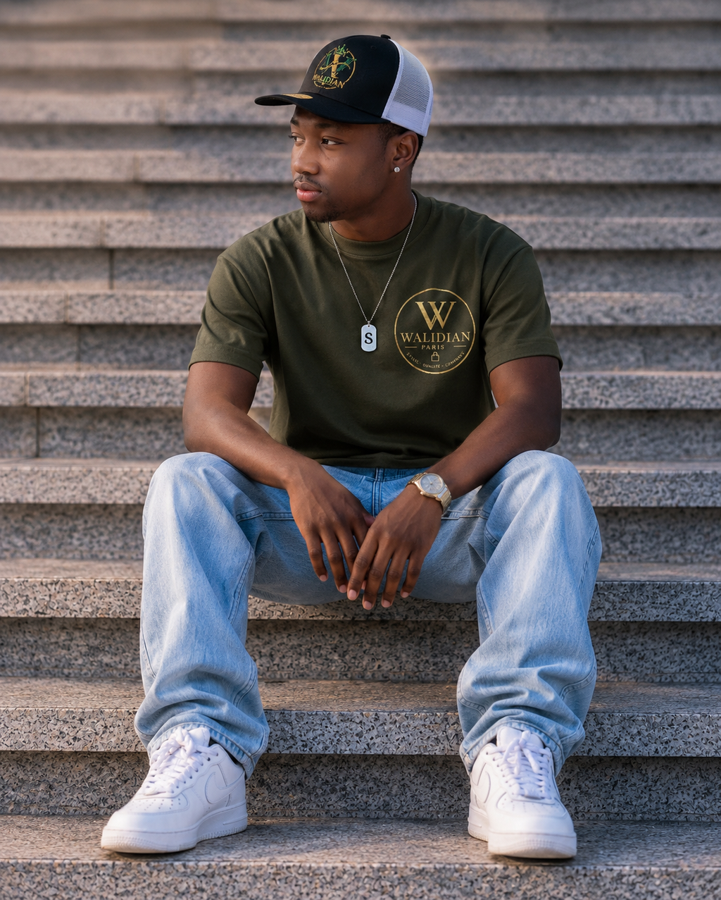 Ensemble T-shirt & Casquette WALIDIAN PARIS