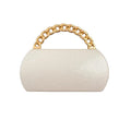 Women Elegant Top Handle Evening Detachable Chain Clutch Purse Two Carrying Type Formal Purse for Dinner Dates Bar