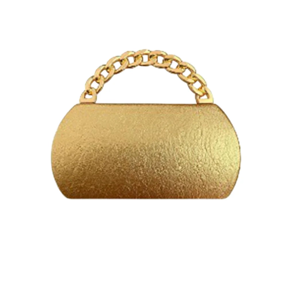Women Elegant Top Handle Evening Detachable Chain Clutch Purse Two Carrying Type Formal Purse for Dinner Dates Bar