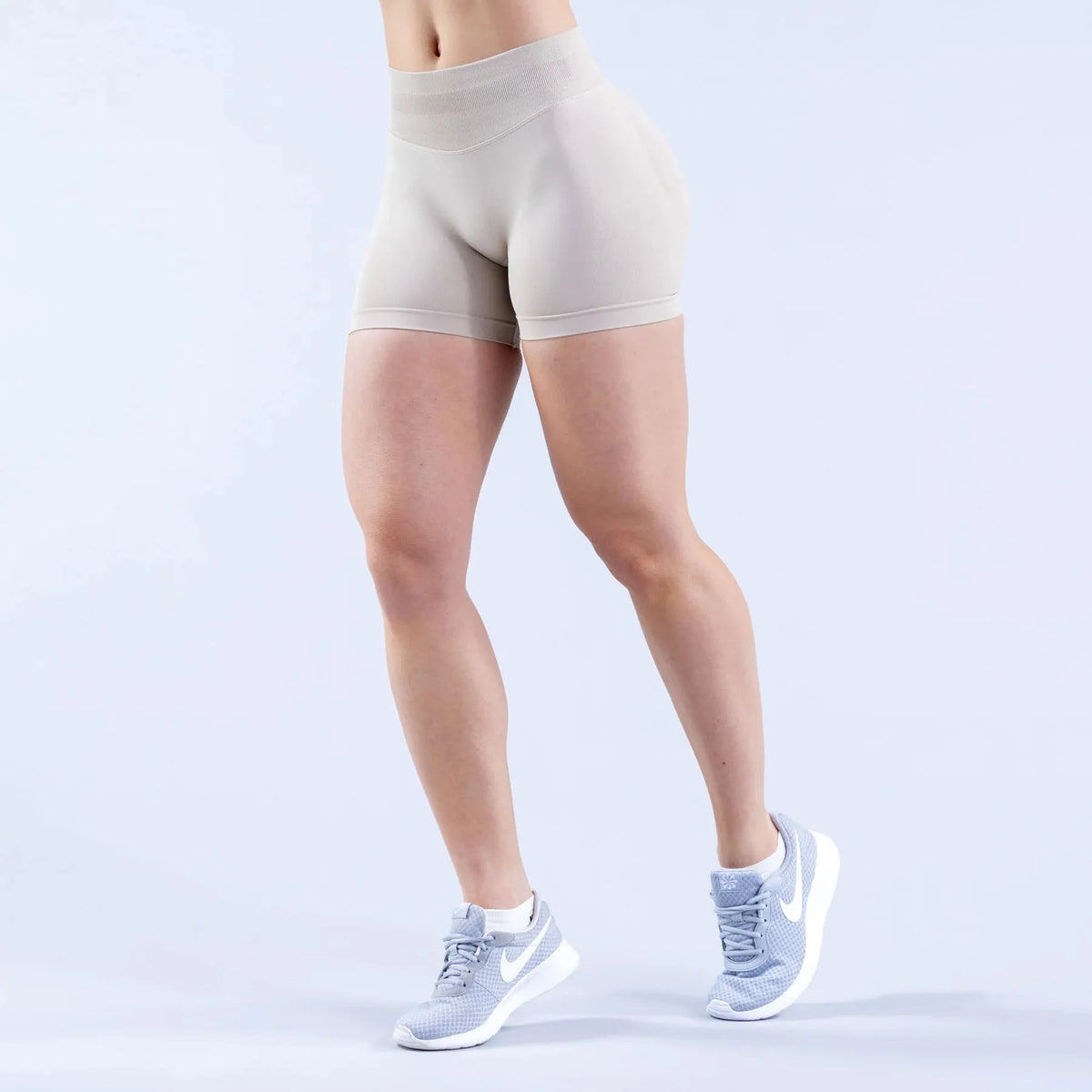 YIYI Women's 3 Piece Outfits Ribbed Seamless Exercise One Shoulder Sports Bra Tops High Waist Scrunch Leggings Shorts Active Set