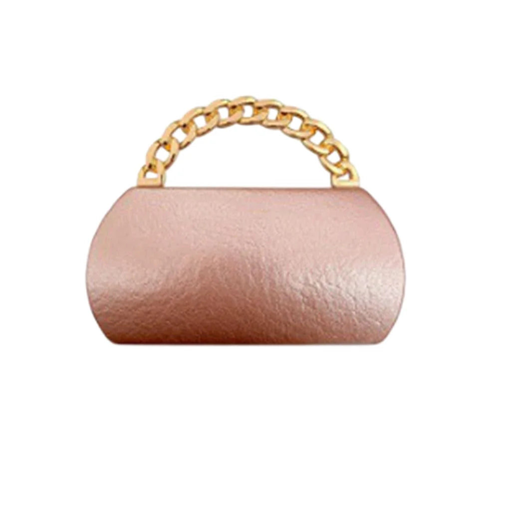 Women Elegant Top Handle Evening Detachable Chain Clutch Purse Two Carrying Type Formal Purse for Dinner Dates Bar