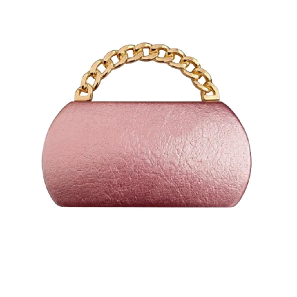 Women Elegant Top Handle Evening Detachable Chain Clutch Purse Two Carrying Type Formal Purse for Dinner Dates Bar