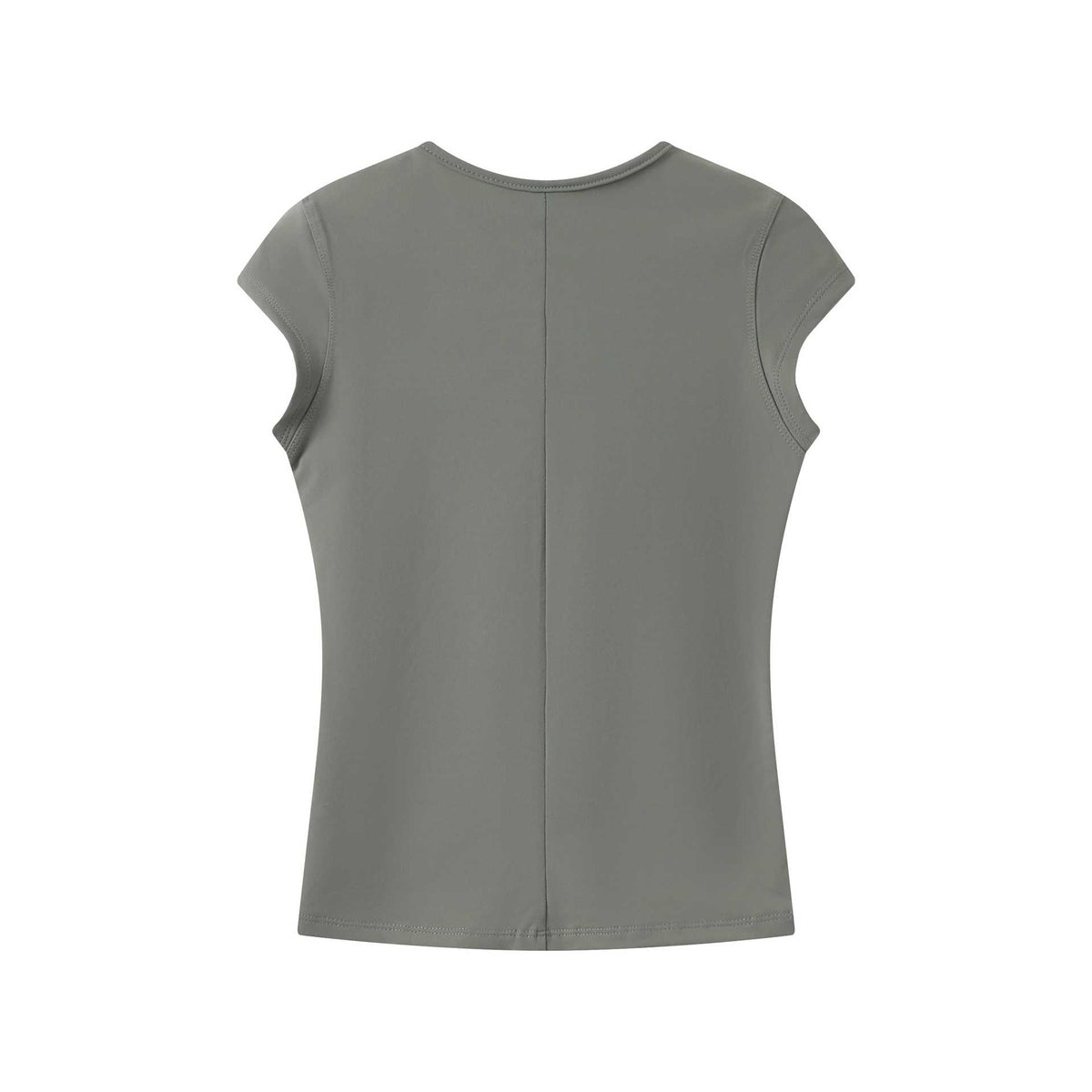 Spot Tankair Sexy Skin-Friendly Nude Elastic Tight Fitness Right Shoulder Small Flying Sleeve T-Shirt Sports Quick-Drying Top