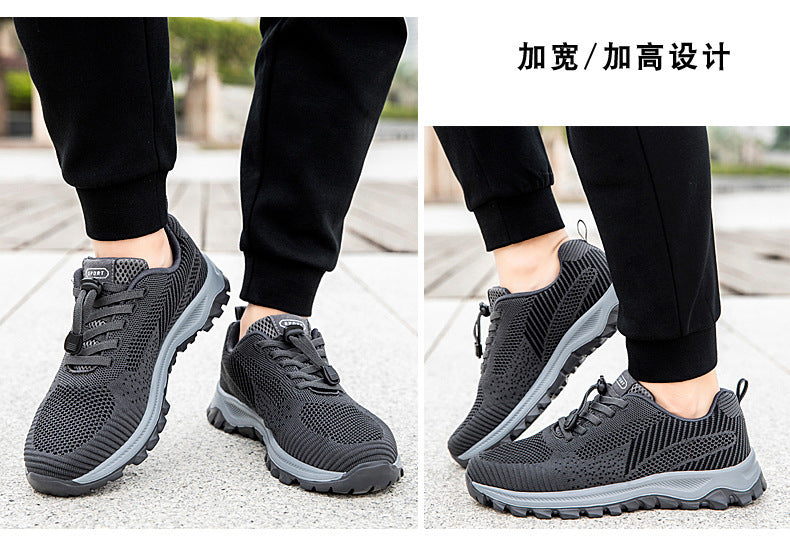 Factory Direct Sales Lightweight and Breathable Breathable Healthy Shoes for Middle-Aged and Elderly People, Non-Slip Soft-Soled Mother's Shoes, Sports and Leisure Walking Shoes