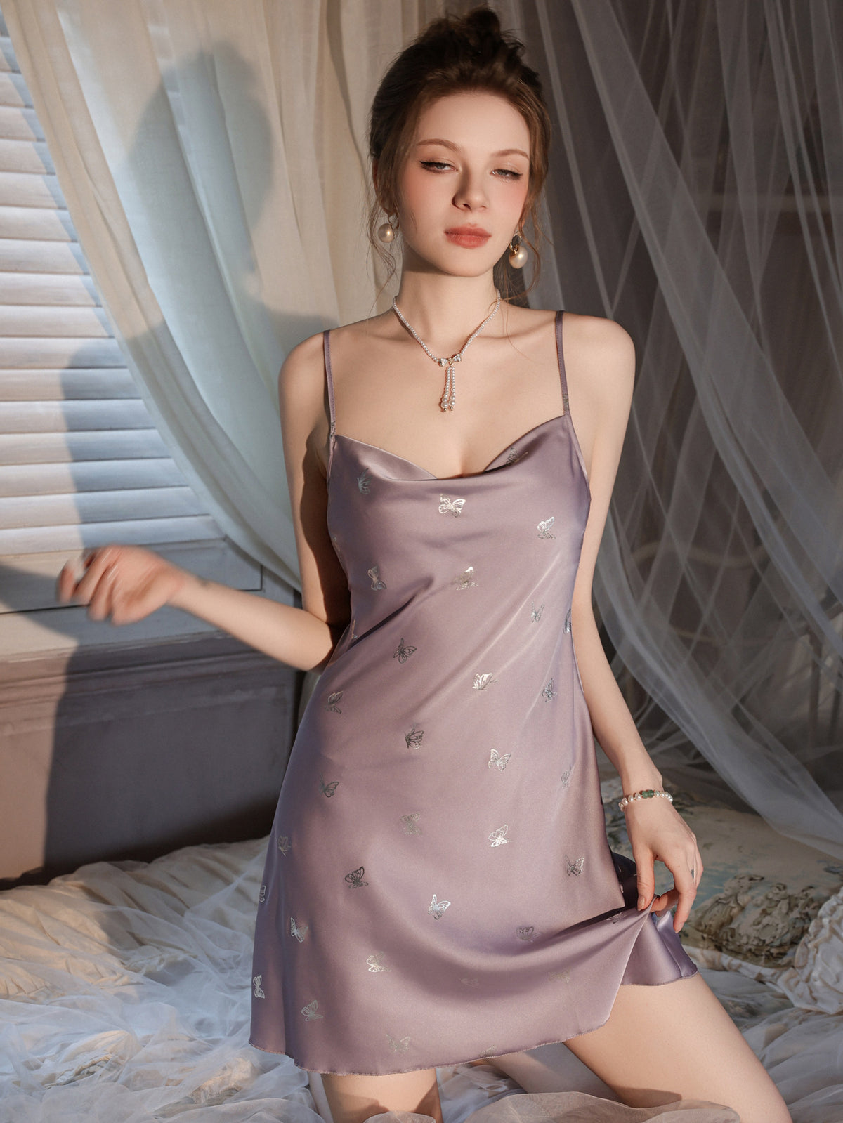 Sexy Pajamas Women's Nightgown Pure Lust Style Suspenders Summer Thin 2025 New Large Size Backless Home Clothes Boyfriend Style