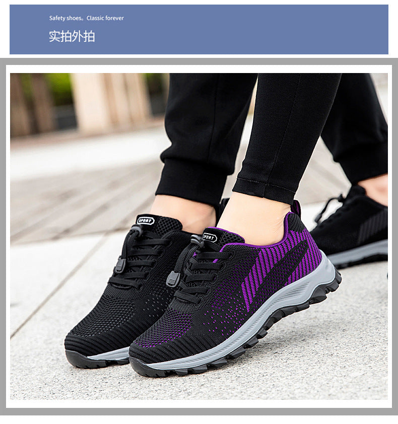 Factory Direct Sales Lightweight and Breathable Breathable Healthy Shoes for Middle-Aged and Elderly People, Non-Slip Soft-Soled Mother's Shoes, Sports and Leisure Walking Shoes