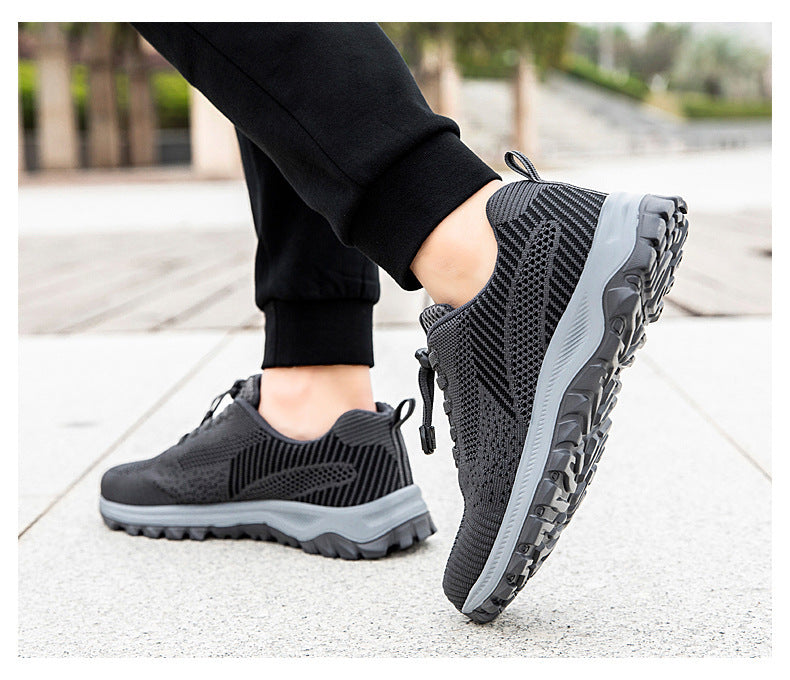 Factory Direct Sales Lightweight and Breathable Breathable Healthy Shoes for Middle-Aged and Elderly People, Non-Slip Soft-Soled Mother's Shoes, Sports and Leisure Walking Shoes