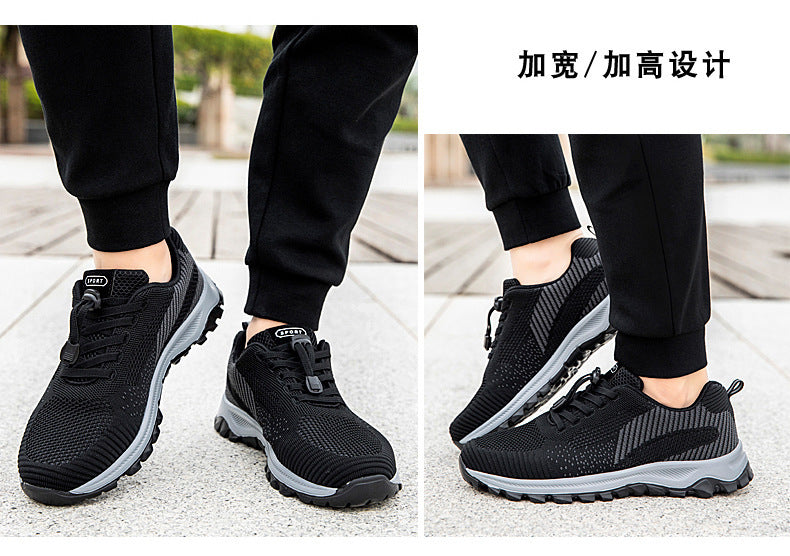 Factory Direct Sales Lightweight and Breathable Breathable Healthy Shoes for Middle-Aged and Elderly People, Non-Slip Soft-Soled Mother's Shoes, Sports and Leisure Walking Shoes