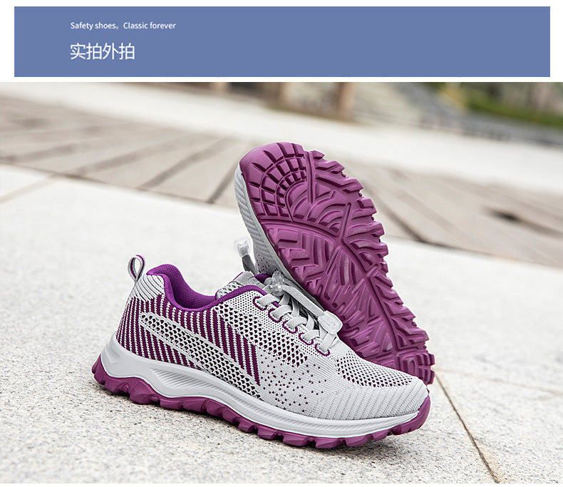 Factory Direct Sales Lightweight and Breathable Breathable Healthy Shoes for Middle-Aged and Elderly People, Non-Slip Soft-Soled Mother's Shoes, Sports and Leisure Walking Shoes