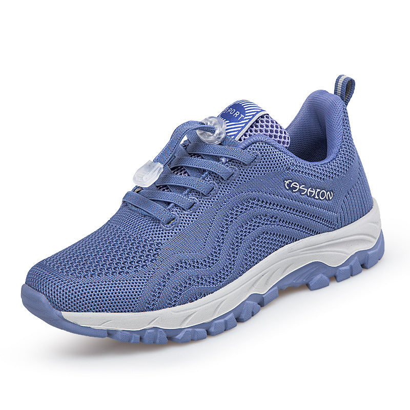 Factory Direct Sales Lightweight and Breathable Breathable Healthy Shoes for Middle-Aged and Elderly People, Non-Slip Soft-Soled Mother's Shoes, Sports and Leisure Walking Shoes