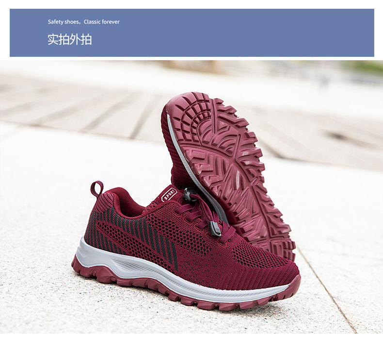 Factory Direct Sales Lightweight and Breathable Breathable Healthy Shoes for Middle-Aged and Elderly People, Non-Slip Soft-Soled Mother's Shoes, Sports and Leisure Walking Shoes