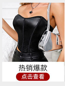 Cross-border Ins Women's Dress Fish Bone Steel Ring Wrap Chest Breasted Backless Vest European and American Style Sexy Solid Color Lace Sling