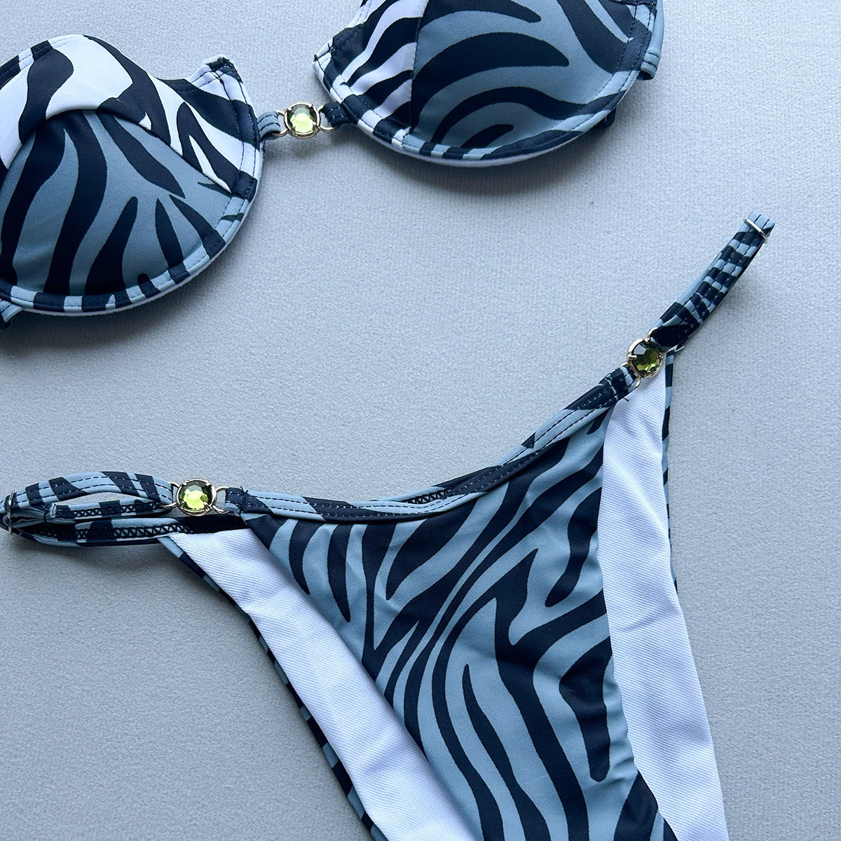 Push Up Bikinis 2026 Sexy Women Swimsuit Swimwear Female Stone Bikini Set Biquini Bathing Suit Striped Swimming Suit Beachwear